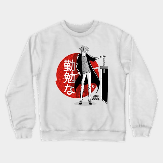 Hard working Crewneck Sweatshirt by Stamina.Design